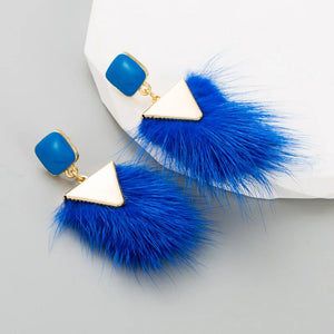 Vintage Fluff- royal blue