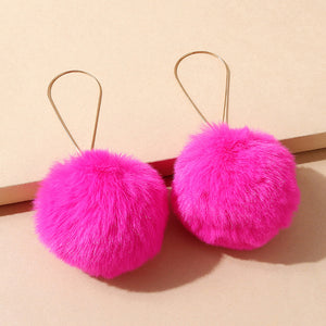Cozy Puffs- Hot Pink