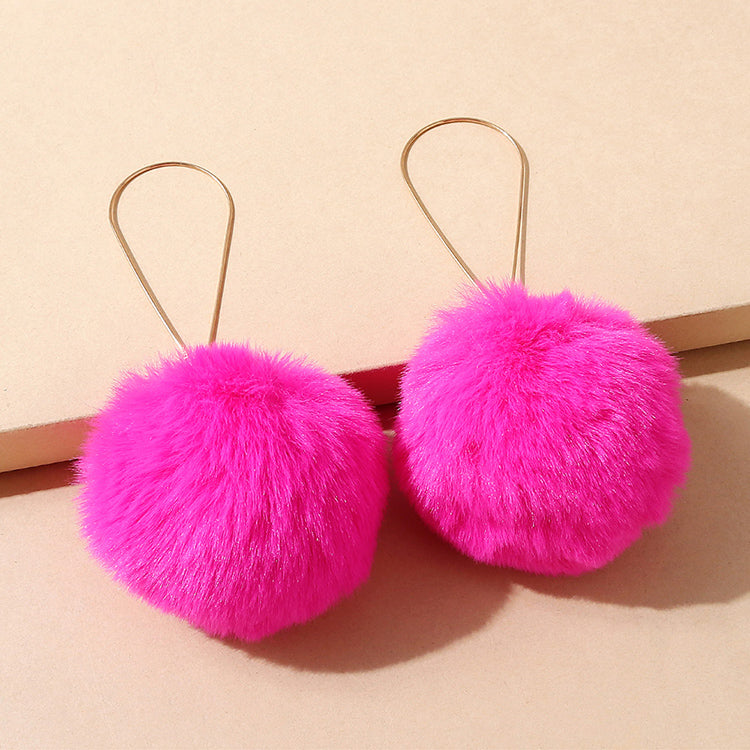 Cozy Puffs- Hot Pink